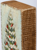 Tree w/ Cardinals Block Sign