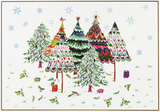 Greeting Cards, Deluxe Boxed - Merry Evergreens