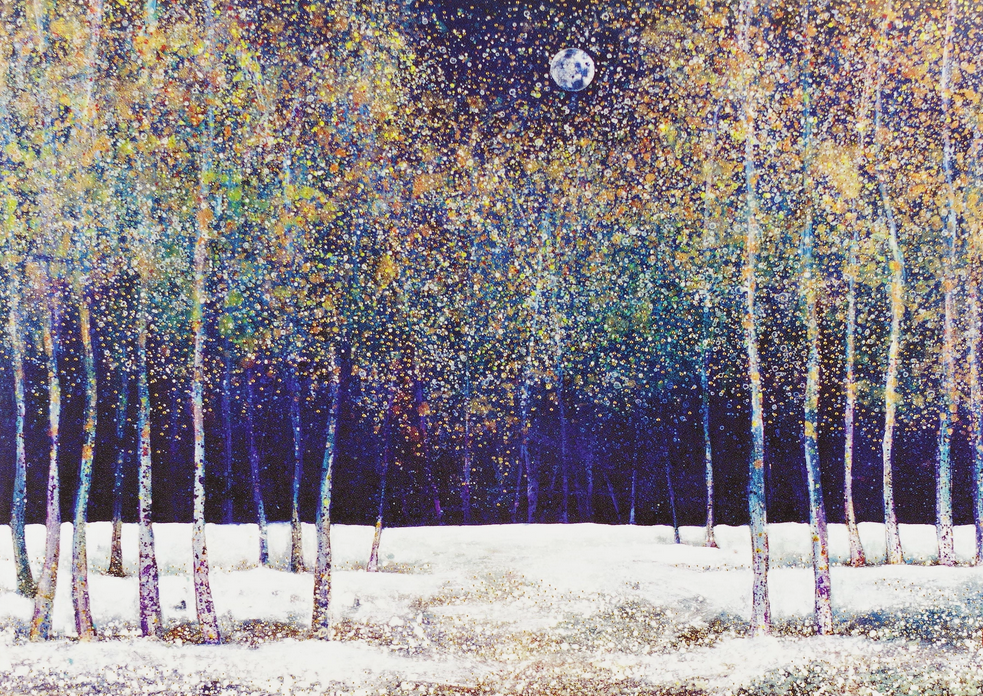 Greeting Cards, Deluxe Boxed - Woodland Evening