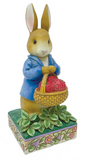 Jim Shore - Peter Rabbit with Strawberries Figurine