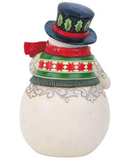 Jim Shore - Snowman with Cardinal Scene Figurine