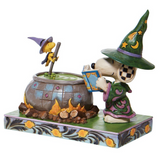 Jim Shore - Witch Snoopy and Woodstock Figurine