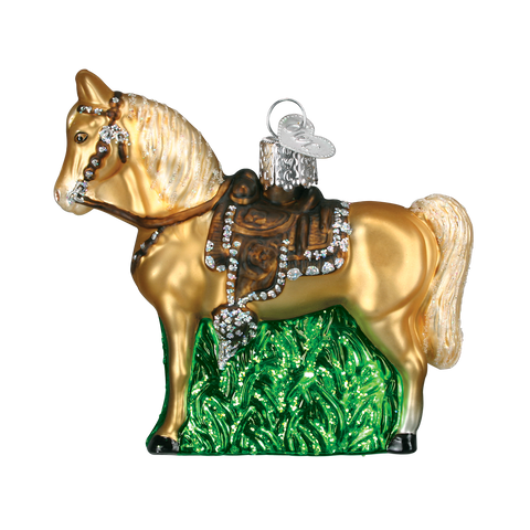 Western Horse Ornament Old World Christmas at its-ornamental.com