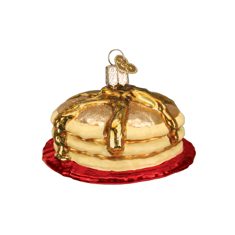 Short Stack Ornament (Pancakes) Old World Christmas on its-ornamental.com