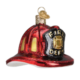 Fireman's Helmet Ornament Old World Christmas on its-ornamental.com