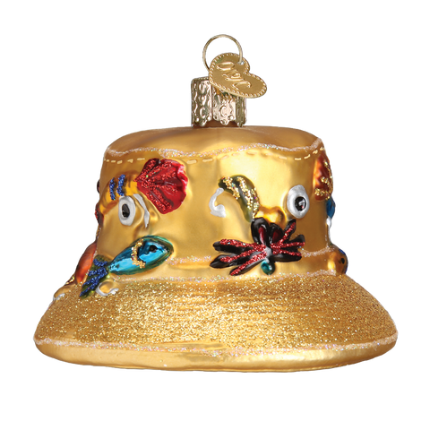 Fisherman's Hat Ornament Old World Christmas on its-ornamental.com