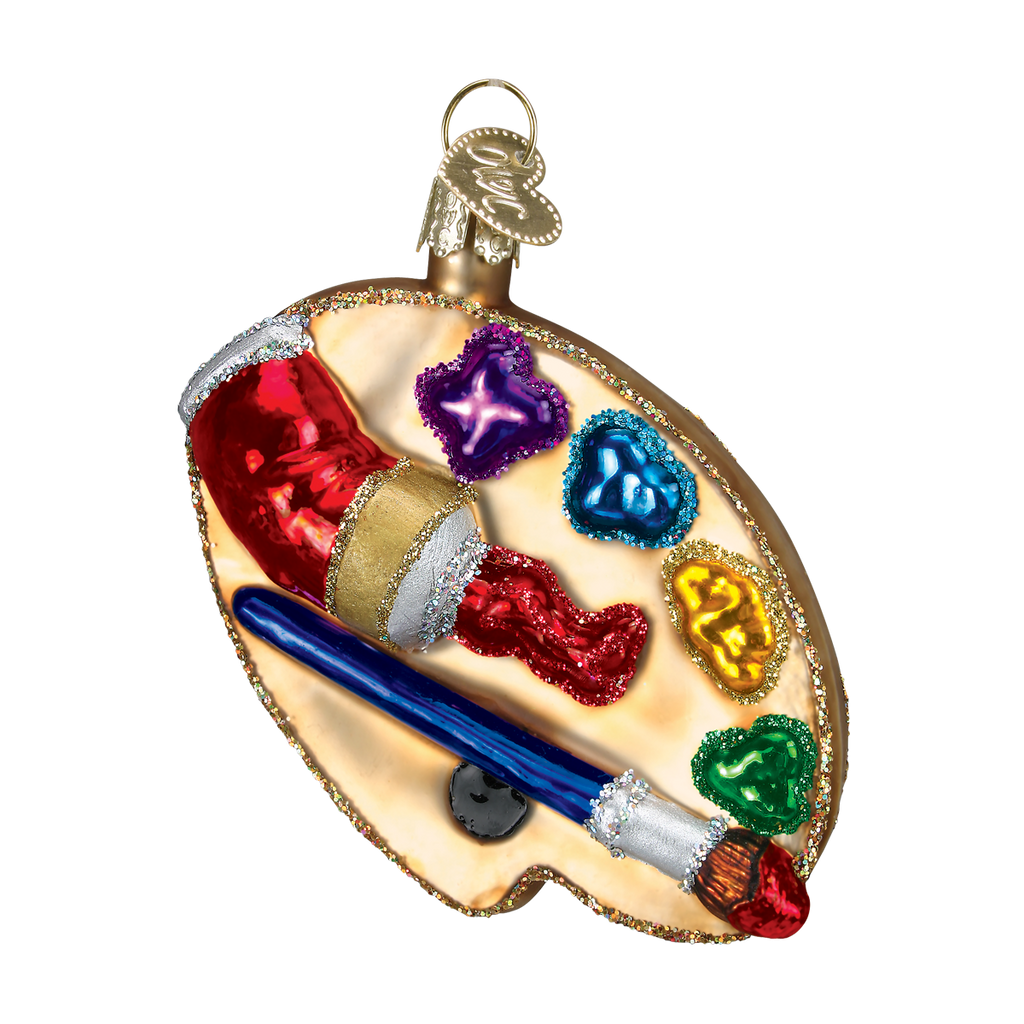 Artist's Palette Ornament Old World Christmas on its-ornamental.com