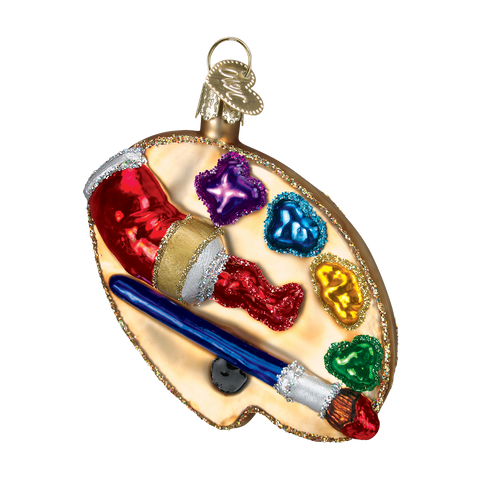 Artist's Palette Ornament Old World Christmas on its-ornamental.com