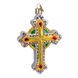 Jeweled Cross Ornament 2 Old World Christmas on its-ornamental.com