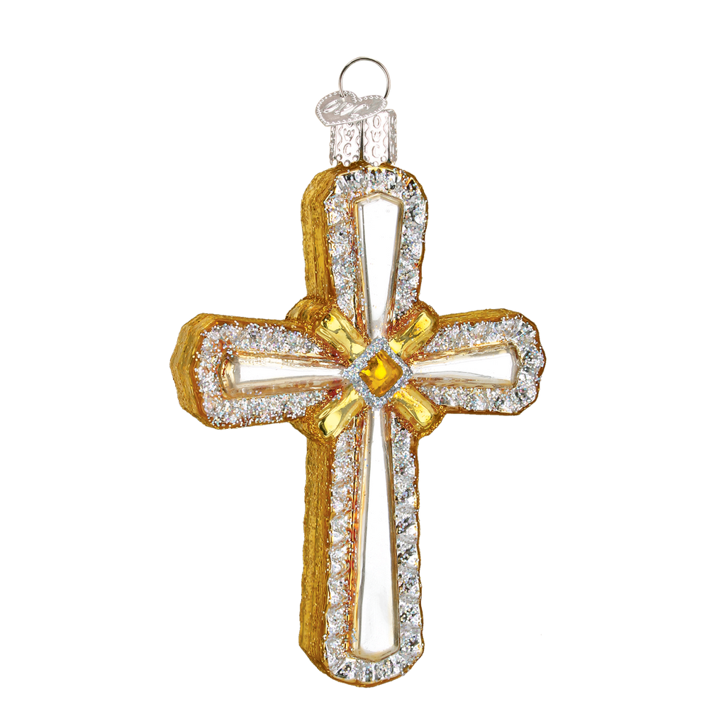 Holy Cross Ornament Old World Christmas on its-ornamental.com