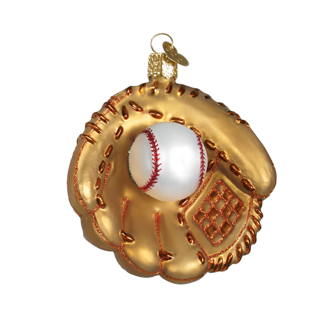 Baseball Mitt Ornament Old World Christmas on its-ornamental.com