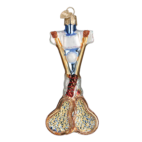 Lacrosse Set Ornament