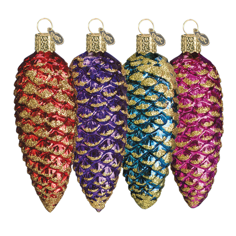 Shimmering Cone Ornament Old World Christmas on its-ornamental.com