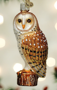 Barn Owl Ornament