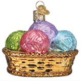 Basket of Yarn Ornament