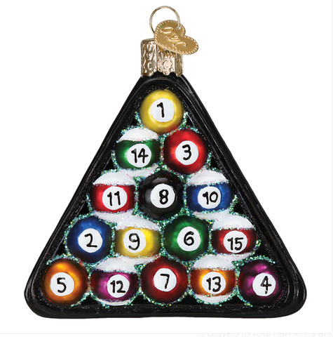 Billiard Balls Ornament