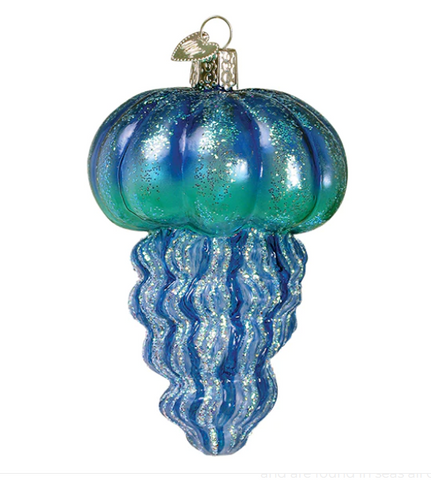 Blue Jellyfish Ornament