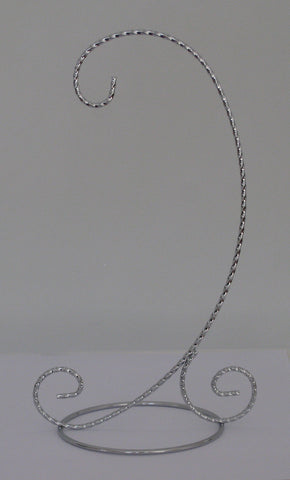 Display Stand 1-Hook Silver Twisted Wire on its-ornamental.com