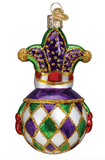 Harlequin Snowman Ornament