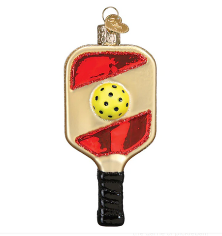 Pickleball Paddle Ornament