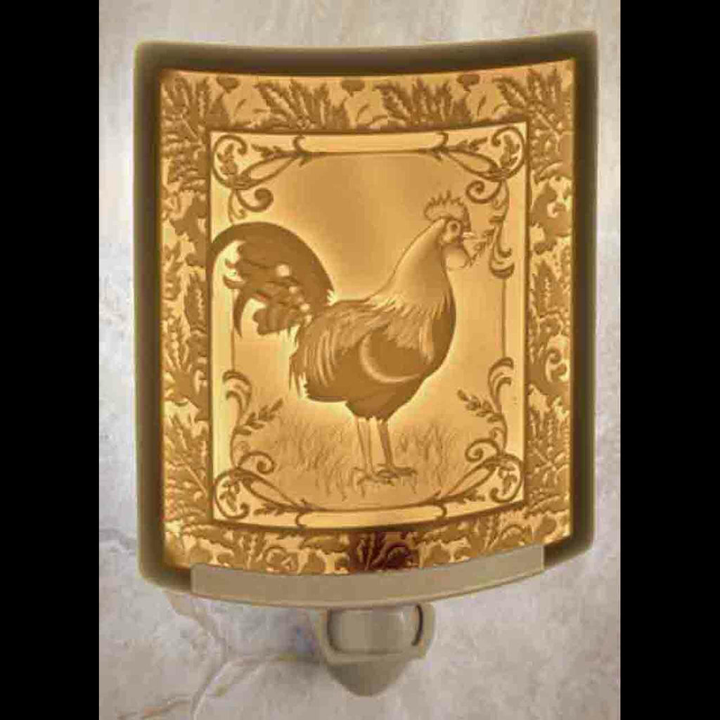 Lithophane Night Light - Rooster