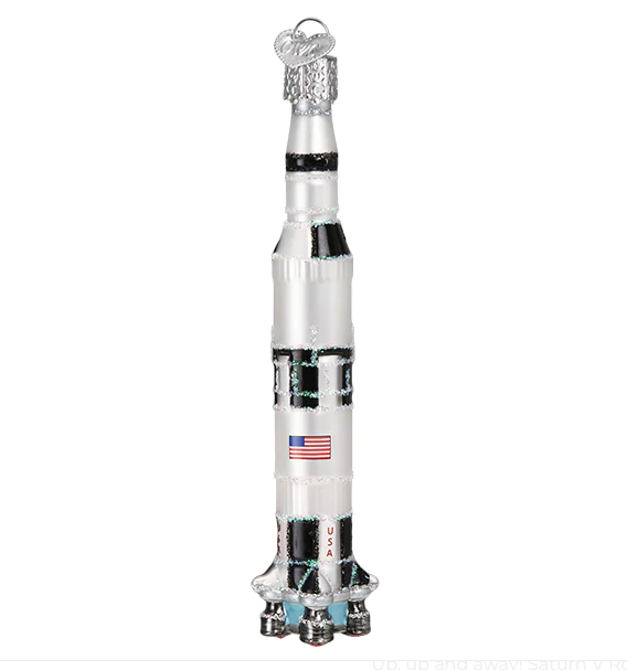 Saturn V Rocket Ornament