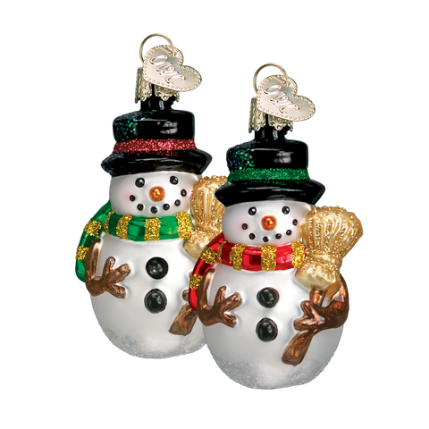 Miniature Mr. Snowy Snowman Ornament