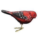 Strawberry Finch Ornament