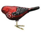Strawberry Finch Ornament