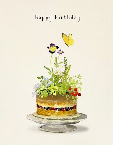 Greeting Card - Birthday Garden Party