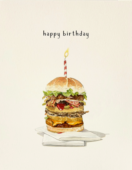 Greeting Card - Birthday Burger