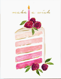 Greeting Card - Birthday, Cake Slice