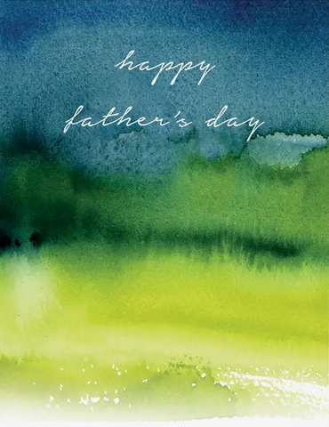 Greeting Card - Father's Day, Ombre Watercolor