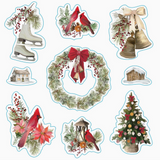 Sticker Book - Merry & Bright Christmas - 500+ stickers