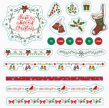 Sticker Book - Merry & Bright Christmas - 500+ stickers