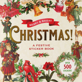 Sticker Book - Merry & Bright Christmas - 500+ stickers