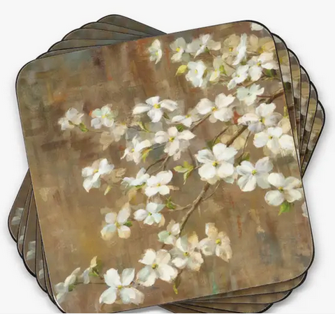 Coasters - Pimpernel Dogwood in Spring