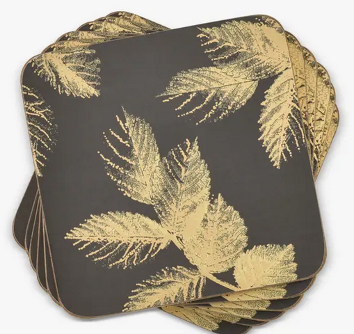 Coasters - Portmeirion Etched Leaves