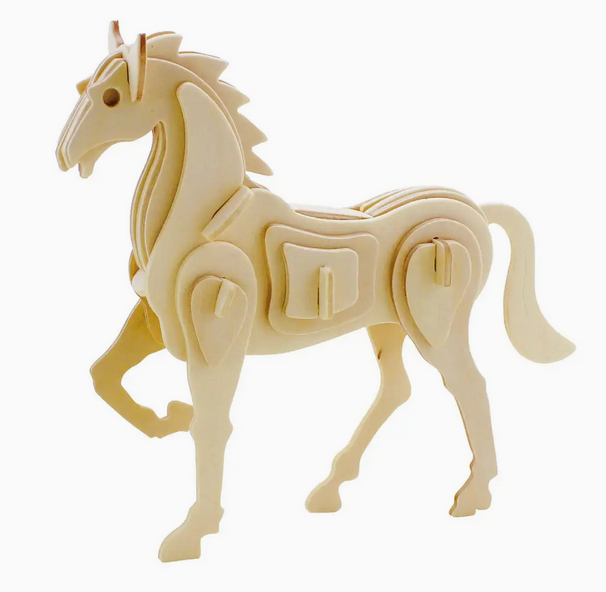 3-D Wooden Puzzle - Horse