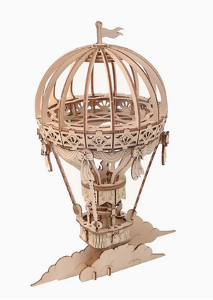 3-D Wooden Puzzle - Hot Air Balloon