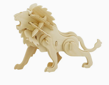 3-D Wooden Puzzle - Lion