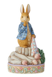 Jim Shore - Peter Rabbit with Onions Figurine
