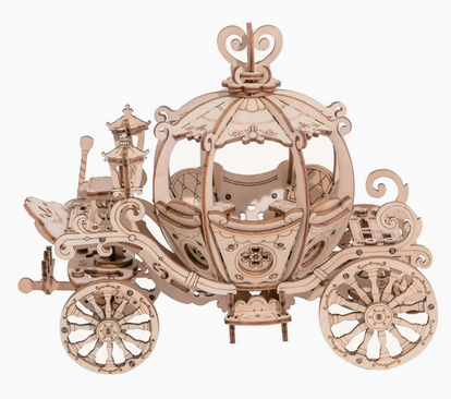 3-D Wooden Puzzle - Pumpkin Carriage