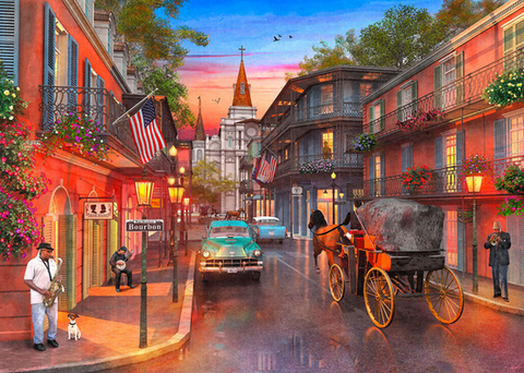 Jigsaw Puzzle - Bourbon Street - 1000 piece