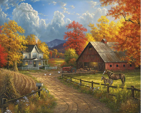 Jigsaw Puzzle - Country Blessings - 1000 piece