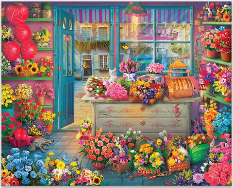 Jigsaw Puzzle - Flower Shop - 1000 piece