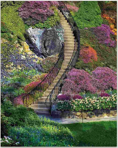 Jigsaw Puzzle - Garden Stairway - 500 piece