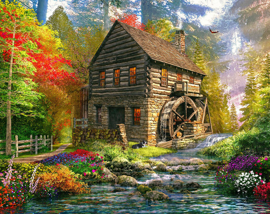 Jigsaw Puzzle - Mill Cottage - 1000 piece