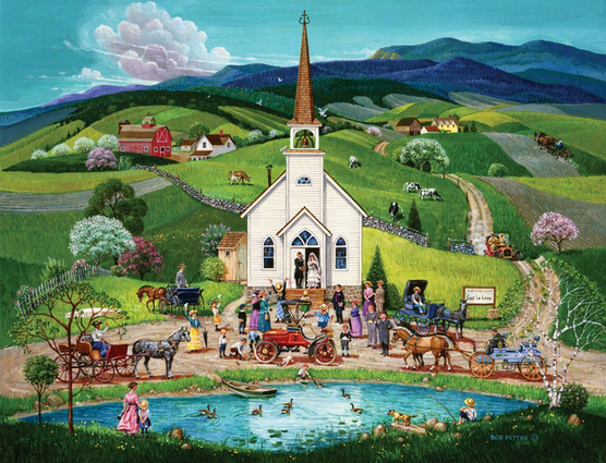 Jigsaw Puzzle - Spring Wedding - 100 piece