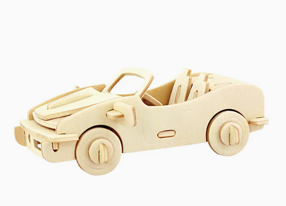 3-D Wooden Puzzle - Racing Car
